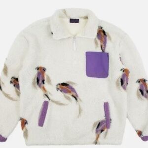 Taylor Swift Koi Fish Sherpa Pullover NEW